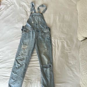 Distressed Lucky Brand Overalls